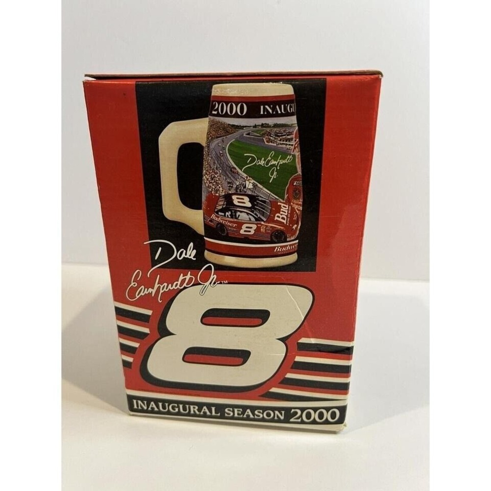 Dale Earnhardt Jr Budweiser Stein Mug New in Box - Picture 4 of 5